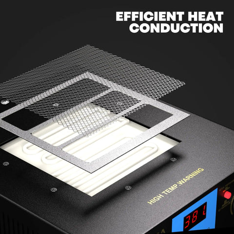 Pro Grade No Frills Digital Soldering Hot Plate For BGA Rework And SMD PCB Welding 110V 450W Infrared Ceramic Heating Plate