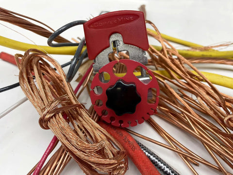 Pocket Sized Handheld Copper Wire Stripper Tool With Stock Blade For Scrap Copper Recycling Cable Stripping Machine with wires