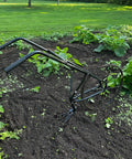 High Wheel Cultivator With Comfort Handle Three Position Adjustable Depth Quick Change Implements All Steel Construction Heavy Duty And 24 Inch Steel Wheel For Easy Tilling And Garden Prep