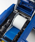 Details of the Straight Up Heavy Duty Desktop And Portable Label Printer With Quick Charge USB showing label roll and internal mechanisms.