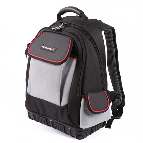 Heavy Duty Tool Backpack For Pros With 51 Pockets HVAC Electrician Plumber Garden Tool Carrier Built Tough In 600D Polyester With Reinforced Zippers