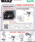 Star Wars X Wing Fighter 3D Metal Model Kit Unassembled No Glue Or Solder Needed With Easy Clip Tabs packaging