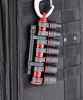 8 Piece 3/8 Inch Drive SAE Impact Socket Set With Heavy Duty Heat Treated Steel attached to black tool bag