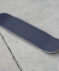 Skateboard deck with 9 By 33 Inch Grip Tape Sheet For Skateboards Cruisers And Scooters Black 80 Grit Adhesive Backed