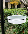 Two Pack Plastic Round Bird Feeder Bowls For Wild Birds Seed Tray And Water Bowl At Feeding Stations Easy To Clean Clear Water Visibility