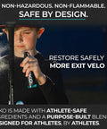 Young athlete using 2 In 1 Grip Restore And Cleaner For Shoes And Gloves, A Versatile Grip Spray For Golf Basketball Football Volleyball And Baseball on bat.