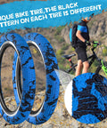 Two Pack 20 By 2.1 Folding Bead Bicycle Tires With 20 By 1.75 To 2.125 Inner Tubes And Tire Pry Rods For 20 Inch Kids Bicycles Mountain BMX