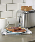 2-Slice Stainless Steel Toaster With Extra Wide Slots Rapid Toast Technology Sleek Countertop Design Perfect For Bagels And Thick Bread