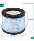 Two Pack C102 MA-04GB Filter Replacement For Miko MA-04GB And C102 IBuki And Okaysou AirMic4S, 3 Stage Filtration