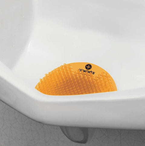 No Splash Urinal Screen Citrus Grove Scent With Micro Tube Tech Delivers Fresh Burst For Up To 30 Days Odor Control Draining System