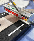 13 Inch Pro Vinyl Floor Cutter LVT 330 Beast For LVP WPC LVT SPC VCT PVC And Rigid Core Vinyl Plank in action