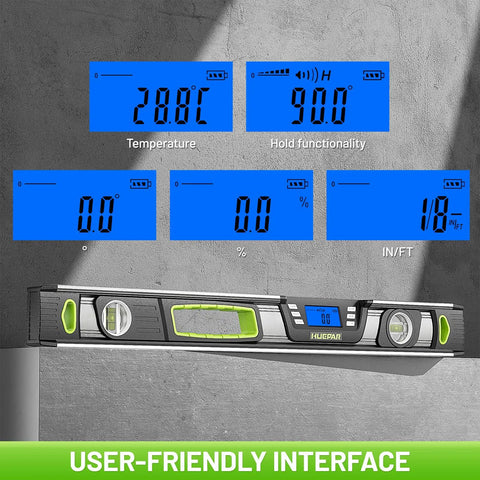 Dead Nuts Precise Magnetic Torpedo Level 24 Inch Machined Aluminum Spirit Square With Rapid Sight Digital Display Built Like A Tank For Swift Cabinet Hangs Tile Grouting And Heavy Duty Framing Tasks