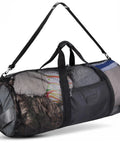 Massive 129L 35 Inch Mesh Duffle Bag For Scuba Gear Snorkel Sets And Swim Essentials Water Resistant showcasing stored gear