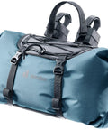 14 Liter Waterproof Handlebar Mounted Bike Bag With Reflective Details And Gear Loops, Large Main Compartment, Lightweight Bikepack