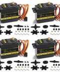 MG996R 55g Metal Gear Torque Digital Servo Motor Bundle For RC Helicopters Cars Boats And Robots Ready To Roll Four Pack