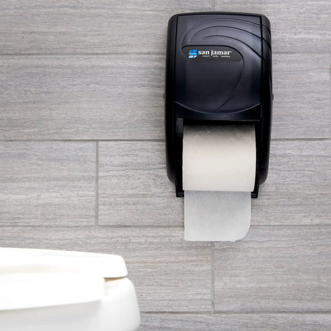 Duett Dual Roll Bath Tissue Dispenser With Infinity System Keeps Spare Roll Ready Reduces Stub Roll Waste Rock Solid Build