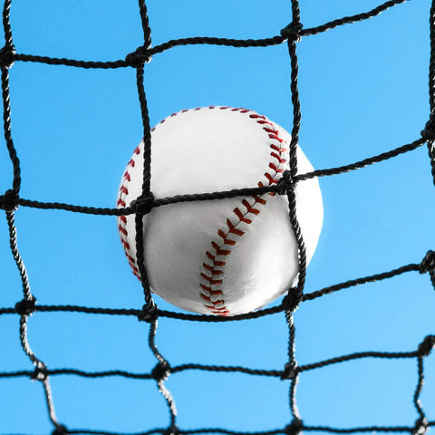 Trapezoid Baseball Batting Cage Kit With Complete Cage, Connector Set, And Premium Net Package For 55Ft Practice Tunnel close-up