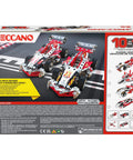 Packaging of Ten In One Racing Vehicle STEM Build Kit with model cars and tools for kids ages eight and up.