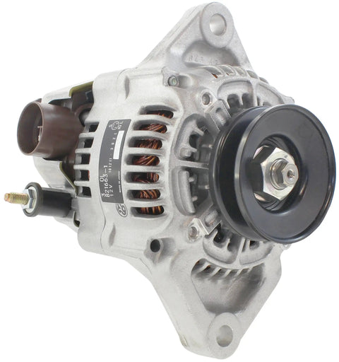 Beefed-Up Marine Alternator Replacement 12V 50 Amp With Internal Regulator And Fan For Mariner And Mercury Marine Engines