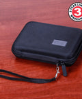 Travel Electronics Organizer Hard Shell Case With Water Resistant Zipper Durable Exterior 6.5 Inch Go To Gear Kit