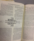 Book: The Model Engineer & Amateur Electrician Volume 6, 1902; open pages show a black-and-white gearing diagram.