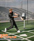 Heavy Duty Baseball Batting Cage Netting 45 Pound PE Net For Backyard or Team Training, outdoor practice with batter
