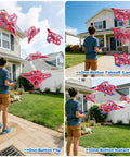 Beginner Friendly Remote Control Airplane With LED Lights, 360 Degree Flips, Easy One Button Takeoff And Landing, outdoor flight
