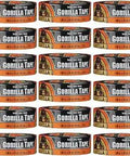 Heavy Duty Duct Tape Black 1.88 Inch By 35 Yard Bulk Pack Of 18, displayed in a stacked format showing the packaging and branding.