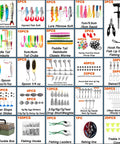 Three Layer Tackle Box With 475 Piece Lure Kit Included Crankbaits Hooks Fishing Gear for Enthusiasts in Image Collage