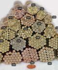Dope Mosaic Pin Stock For Knife Handles Inlay Pins Brass Copper Steel For Custom Knives And Hunting Gear Handcrafted In USA Length