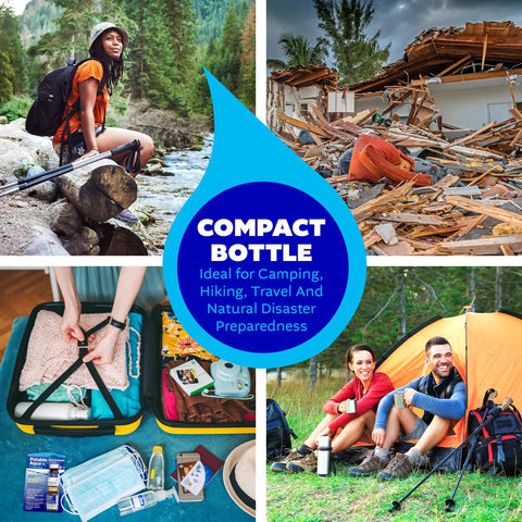 Emergency Water Purification Tablets With PA Plus Two 50 Count Bottles For Quick Safe Drinking Water In Any Situation image