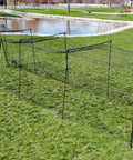 40 Ft Baseball Softball Batting Cage With Black Steel Frame And 60 Ply Net, Perfect Backyard Practice Setup in garden