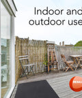 Embossed Wide Rib Waterproof Vinyl Floor Runner With Non Slip Backing Heavy Duty Protector Mat for outdoor wooden deck