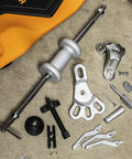 10 Way Slide Hammer Puller Set For Auto Repair With Dual Jaw Options Includes Slide Hammer 2 Yokes Center Bolt Flanges Adapters Legs