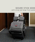 Mobile Large Dark Gray Office Cart Workhorse Built For Housekeepers Sales Reps Medical Pros Home Healthcare And Teachers