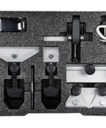Badass Water Cooled Sharpening Bundle Includes Hand Tool Kit Woodturner Jig attachments in foam case for precise sharpening tasks.