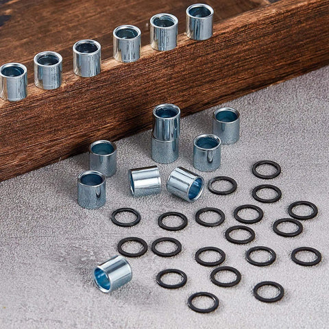 36 Piece Skateboard Bearing Spacers And Washers Hardware Kit For Most Trucks And Longboards Includes 24 Washers And 12 Spacers