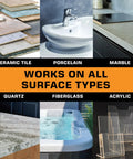 All In One Porcelain Repair Kit For Tile And Stone Diy Friendly Repair Of Marble Tub And Tile Refinishing Crack And Chip Filler surfaces