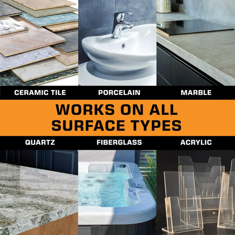 All In One Porcelain Repair Kit For Tile And Stone Diy Friendly Repair Of Marble Tub And Tile Refinishing Crack And Chip Filler surfaces