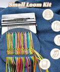 Knit Patch Loom Kit For Beginners And Mending 2.0 Mending Loom For Holes On Clothes and Denim with 36 colorful threads