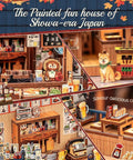 Dope DIY Japanese Izakaya Book Nook Kit For Adults Teens And Beginners, detailed view of miniature Japanese street scene