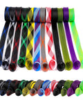 12 Pack Rod Sock Fishing Rod Sleeves Mesh Covers For Spinning And Casting Rods Dope Protective Sleeve With Flat Or Pointed End 12 Color Options For Sea Fishing Gear. 12-pack PET mesh rod covers, 66.9 in long, shown in assorted colors