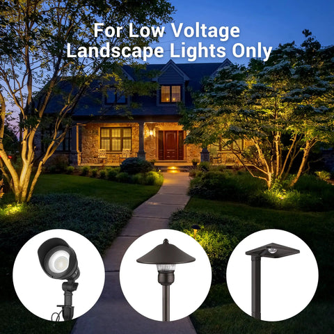 20 Pack Low Voltage Wire Connectors For Landscape Lighting, Waterproof Cable Joiners For Pathway Lights, Spotlights And In Ground Lighting
