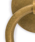 Close-up of brass Chinese medicine cabinet pull from Chinese Medicine Cabinet Pulls Set Of 2 Brass Cabinet Hardware For Architectural Interior Design