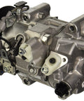 Brand New Auto Air Conditioning Compressor With Clutch For Reliable Vehicle HVAC Upgrades, grey metal unit with connectors and pulley.