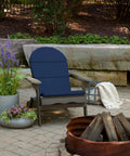 Outdoor Foam Adirondack Cushion For Chairs, 21.5 W X 50 L X 2.5 D, Water Repellent And Fade Resistant, 100% Polyurethane Foam Fill