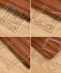 Heavy Duty Acrylic Butterfly Router Templates And Bowtie Jig Kit For Knockout Woodworking Inlay Results 8 By 7 Inch clear acrylic templates layout.