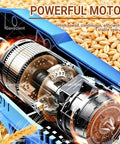 Heavy Duty Workhorse Industrial Screw Conveyor Machine With Low Noise Auger and Stainless Steel Feed Port for Grain Cement Sand