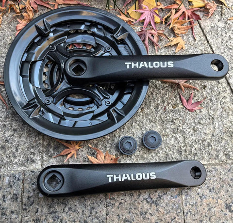 Beefy Universal Square Crank Set 42 34 24T For Mountain Bikes 170mm Arm 3x6 3x7 3x8 Speed Compatible Forged Aluminum 6061 T6
