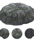 Top Shelf Floating Turtle Basking Platform With Smooth Stairs And Low Key Indestructible Resin Build Straight Up Perfect Chill Dock and Resting Rock for Small Tortoises and Reptile Tanks, textured surface.